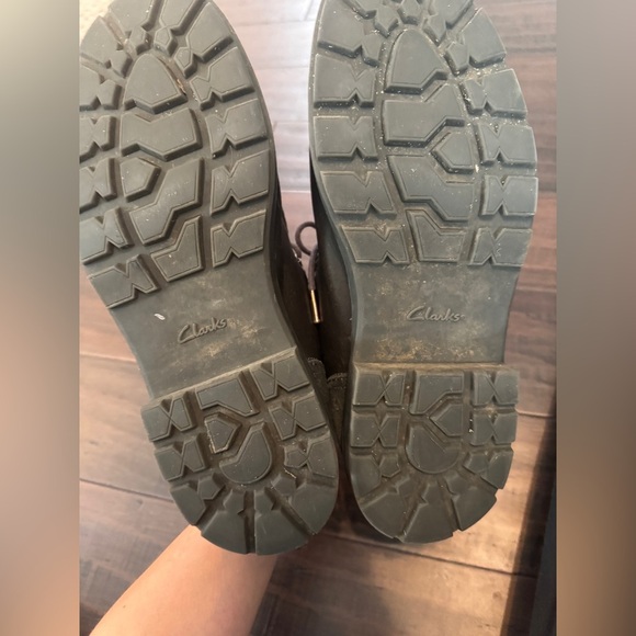 Men’s Clark’s Trace ramble leather black chukka business casual boots size 10.5 - Picture 4 of 10